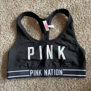 Pink Sports Bra